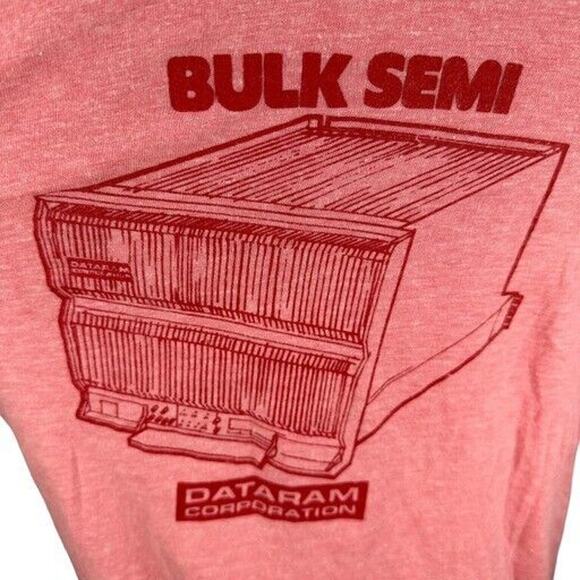 Vintage Mayo Spruce Computing T-Shirt Mens Large Dataram Bulk Semi USA Red Pink - Picture 5 of 9